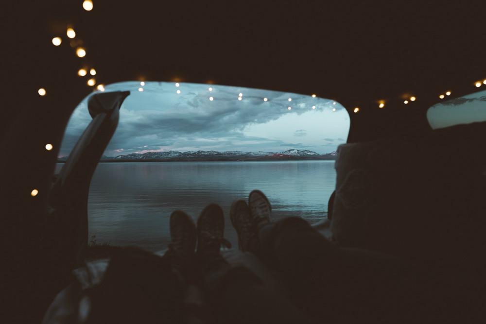 Van life lake view CREDIT Photo by Katie Drazdauskaite on Unsplash_picmonkeyed