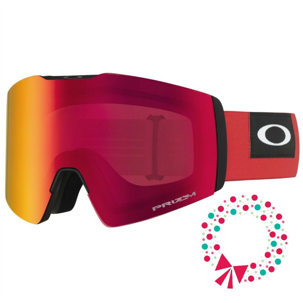 Gifts for skiers Oakley Blockedout Red Prizm™ Snow Torch Iridium CREDIT Oakley