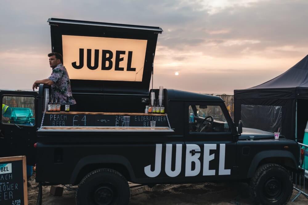 Jubel Beer land rover CREDIT Jubel